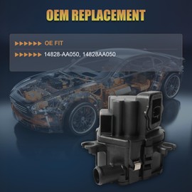 Bulubiu Secondary Air Injection Smog Pump 14828-AA050 Fit for Subaru 2009-2013 Fore-ster 2.5L Turbo 2007-2009 Le-gacy 2.5L Turbo 2008-2014 Impre-za 2.5L & Out-back Turbo aftermarket part Replace