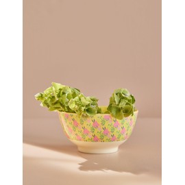 RICE BY RICE Yellow Sunny Days Print Bowl