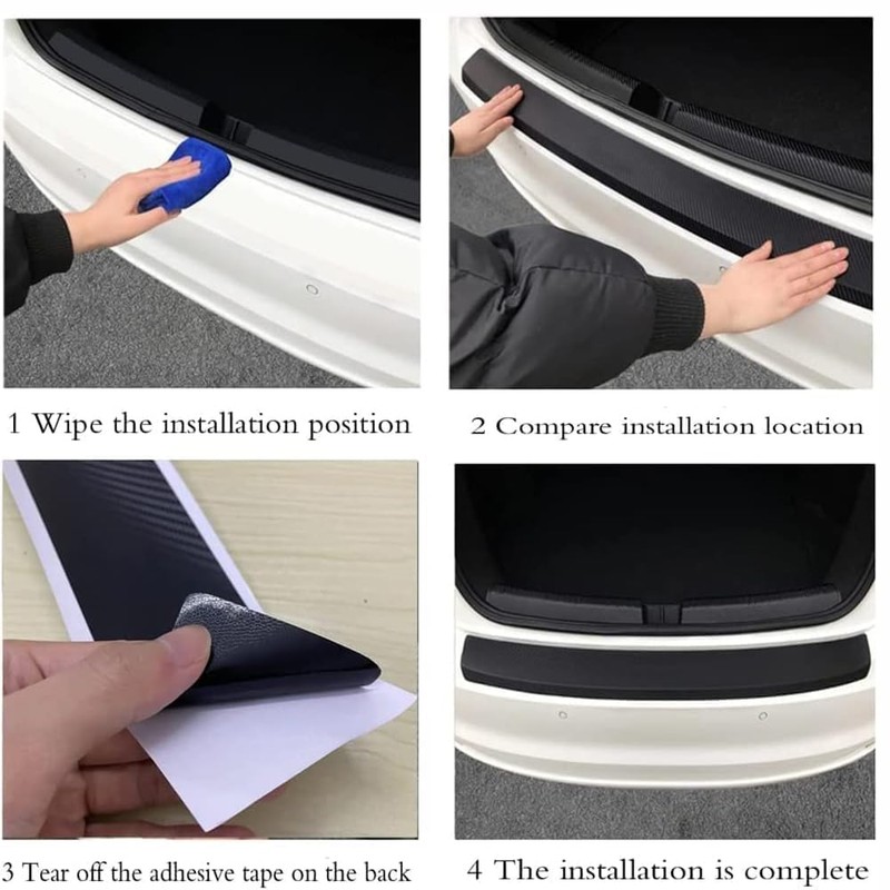 Car Rear Bumper Protector for Nissan Qashqai J12 e-Power 2022-2024