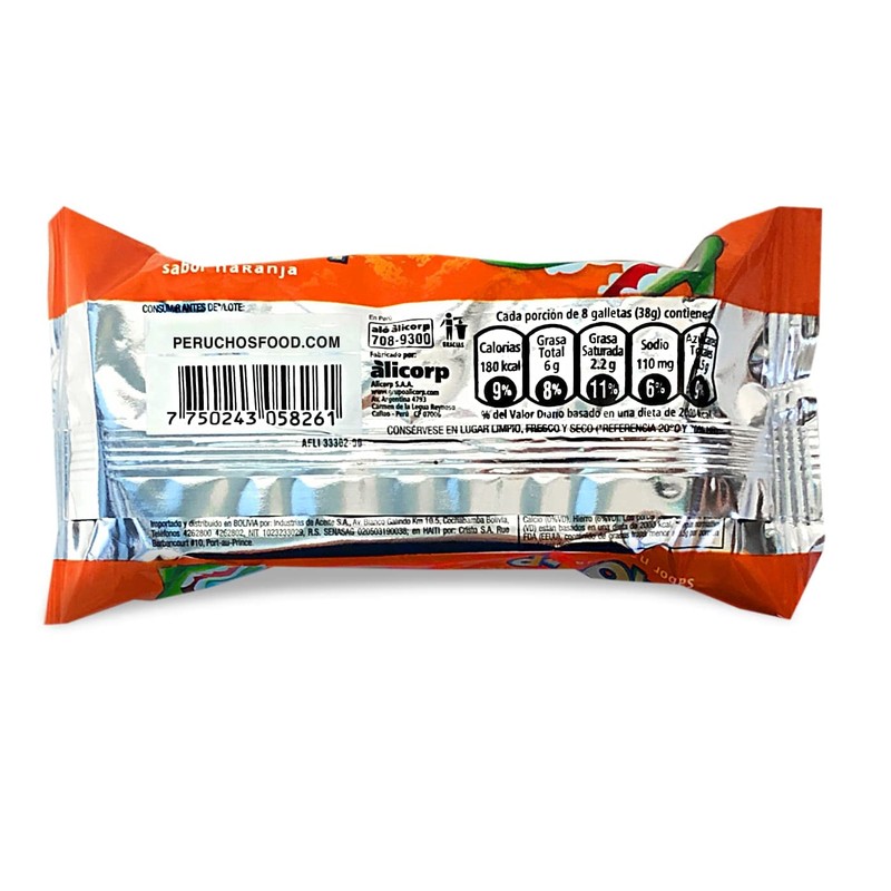 Victoria Galletas Chomp con Sabor Naranja | Peruvian Orange cookies