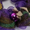 Mardi Gras Wreaths for Front Door 18 Inch Mardi Gras