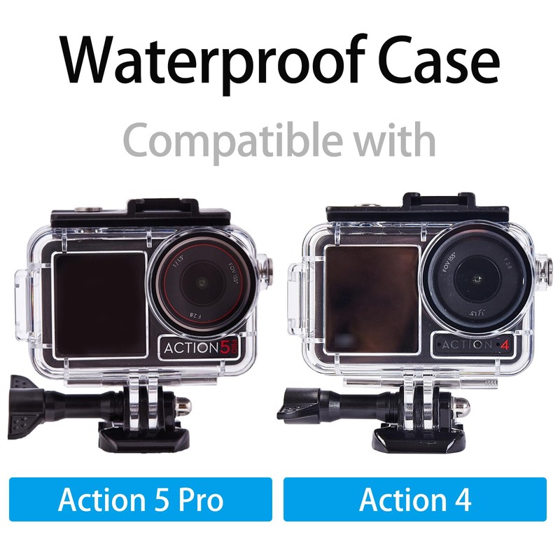 Waterproof Case for DJI OSMO Action 5 4 3 Underwater