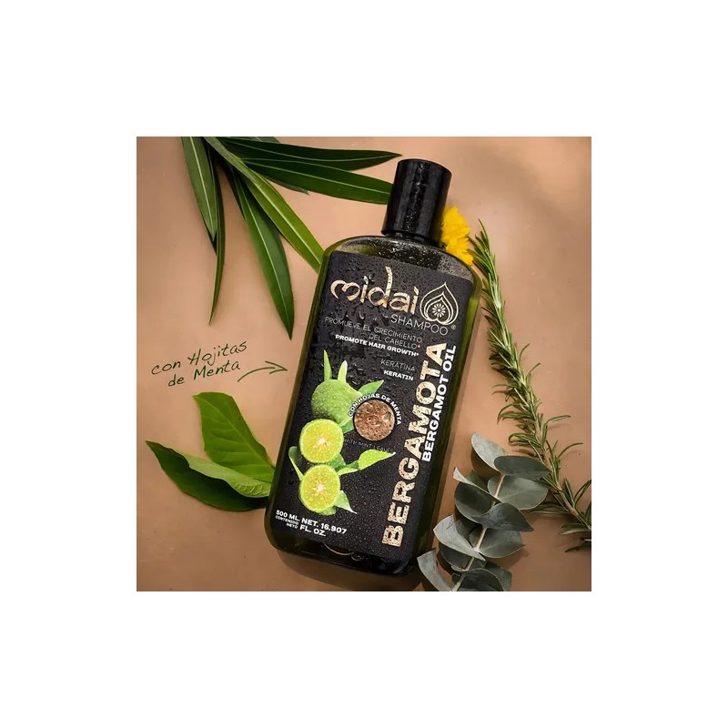 Shampoo Bergamota Y Menta 500 Ml