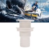2in Through Hull Fitting Straight Drain Hose Polypropylene Inner Beam