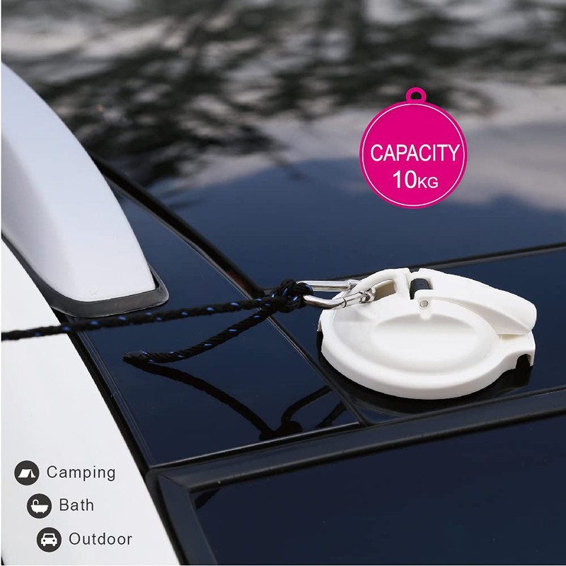 FECA Suction Cup Hooks for Tarp Tent Tarp Car Side