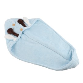 Baluue Lovely Double-Layer Hair Drying Towel Cap Quick Drying Shower Hat for All Hair Types for Bathing Makeup and Travel Soft Absorbent Design