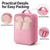 Travel Shoe Organizer Bag for Packing Up to 3 Pairs