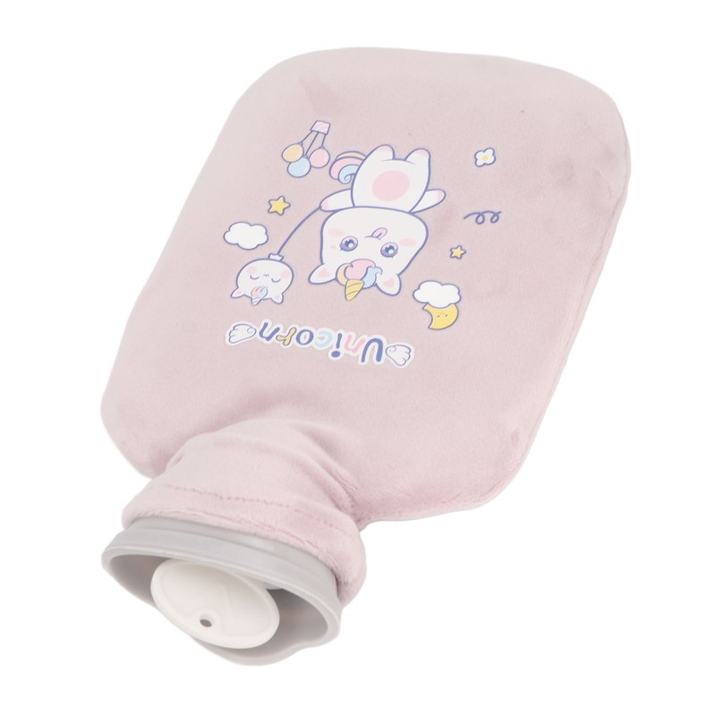 Hot Water Bottle with Soft Cover Student Home Portable Cute