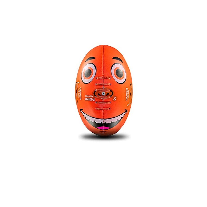Sherrin Face Footys Super Soft Touch Football, Orange, Size 2