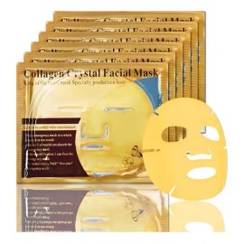 Lote Mascarilla 10 Piezas Oro Colágeno Dorada Antiedad Antiarrugas Hidratante Tipo de piel Todo tipo