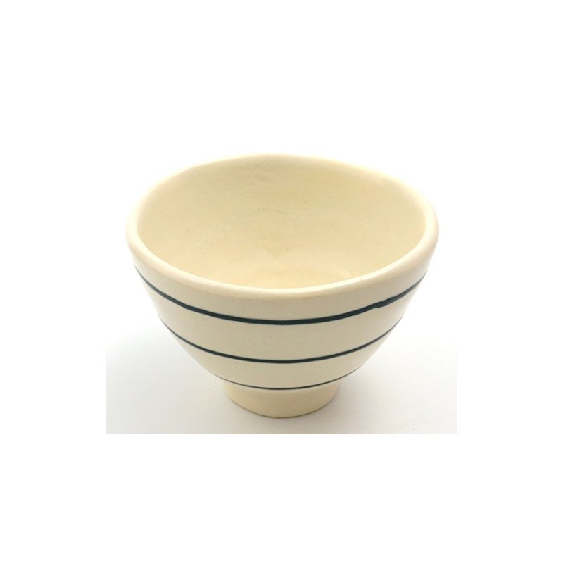 Seto Ware Border Try To Rice Bowl Green