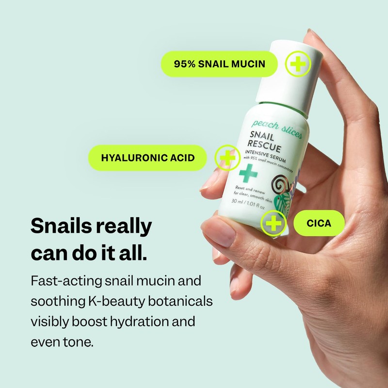 Peach Slices - Snail Rescue Intensive Serum (1.01 oz) -