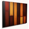 The Plum Penguin Abstract Mark Rothko Inspired Wall Art, Dual