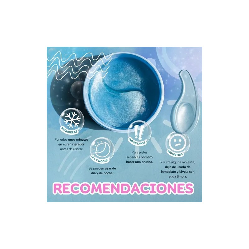 Parches Hydrogel Contorno Ojos Acido Hialuronico Antiarrugas