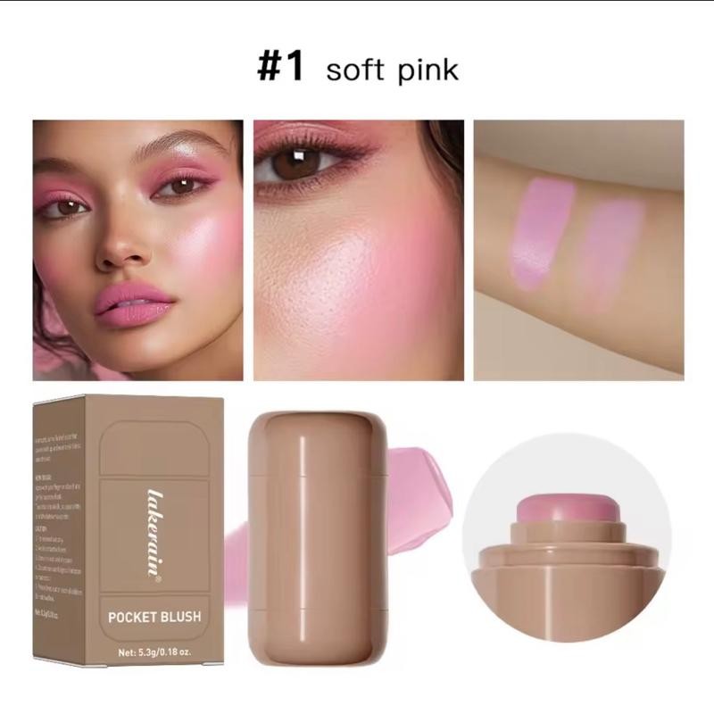 Long Lasting Silky Blush Stick 53GK-01 Waterproof Multi-functional Lipstick &
