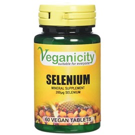 Veganicity Selenium 200Âµg : Antioxidant mineral : 60 tablets