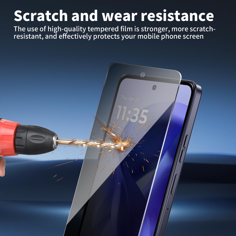 BIESHKJ 2 Pack For Motorola Moto G Power 2025 Privacy