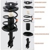MOSTPLUS Rear Pair Complete Struts Spring Compatible for 2013-2017 Honda