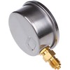 Stainless steel radial pressure gauge D.63 mm with 1/4 glycerine