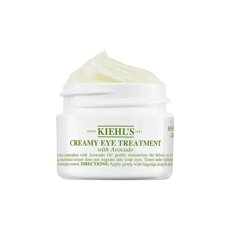 Kiehl Avocado Eye Treatment Crema Contorno Ojos Hidratante Reduce Bolsas