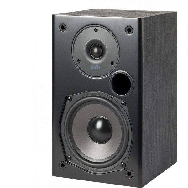 Polk Audio T15 Home Theater and Stereo Bookshelf Speakers –