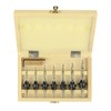 Big Horn 13200 Countersink Bit 7 piece set with Wooden