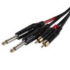 Power Dynamics PD Connex 2x RCA Phono To 2x 6.35mm