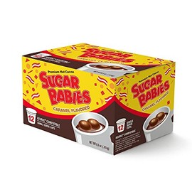 Sugar Babies Caramel Flavored Hot Cocoa Single Serve Cups - 12 Count