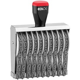 COLOP Stempel 15010 108909 Display – 10 Number Lashes 15 mm Height