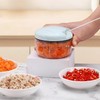 Belscoop Manual Vegetable Chopper and Dicer, Stainless Steel Blades