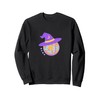 Disco Ball Witch Hat Retro Glam Magic Sweatshirt