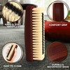 KONEX Dark Wood Lint Brush for Clothes, Cashmere, Handbags -