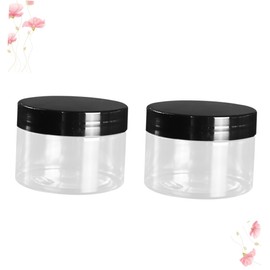Beavorty 8pcs Mini Cream Storage Jars Leakproof Cosmetic Containers for Travel Plastic Makeup Case for Creams and Powders Portable Small Round Bottles