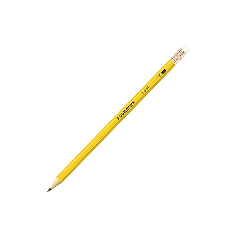 Staedtler Pre-cut No. 2 Pencils 2 HB Lead Yellow Barrel