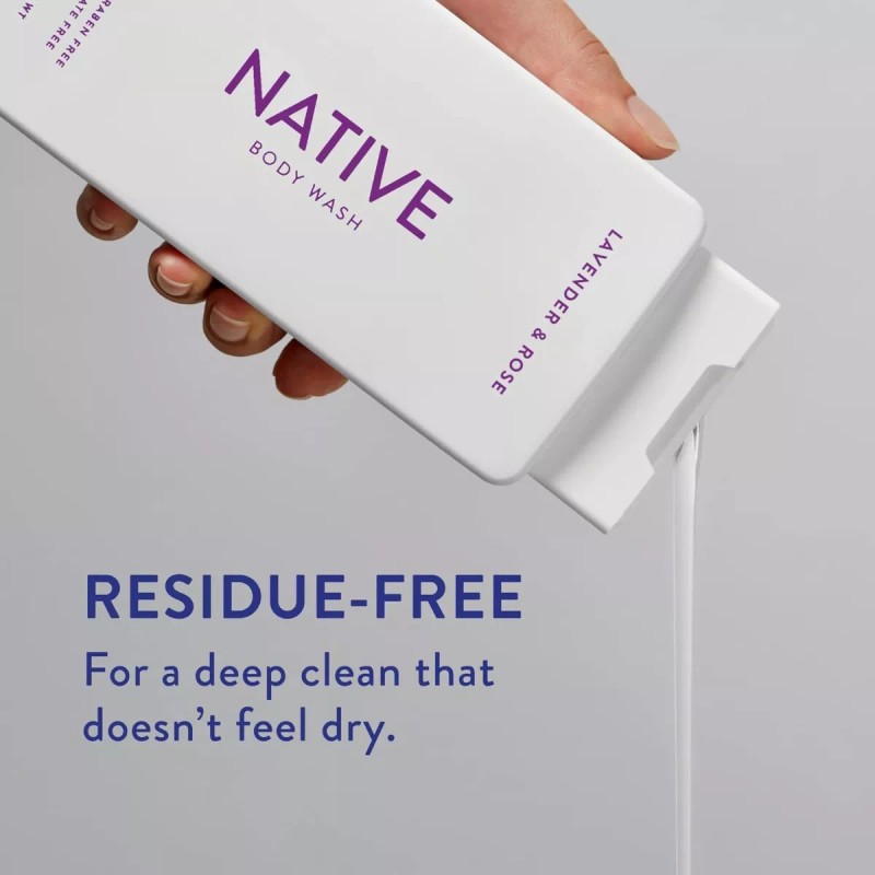 Native Body Wash Lavanda Y Rosas 532ml (18 Oz) Importado