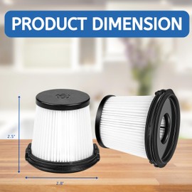 Nispira XPRFIW1000 Vacuum Cleaner Replacement Filter compatible with Shark IW1111 IW3511 BU3521 Detect Pro Cordless Stick Vacuum Hand Vac Pre-Motor Filter Part # XPRFIW1000. 10 Pack
