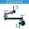 ZTT Stainless Stretchable Double Joint Swing Arm Pot Filler Rotatable