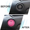 TOMALL Aluminum Engine Start Stop Push Button Cover Trim Compatible