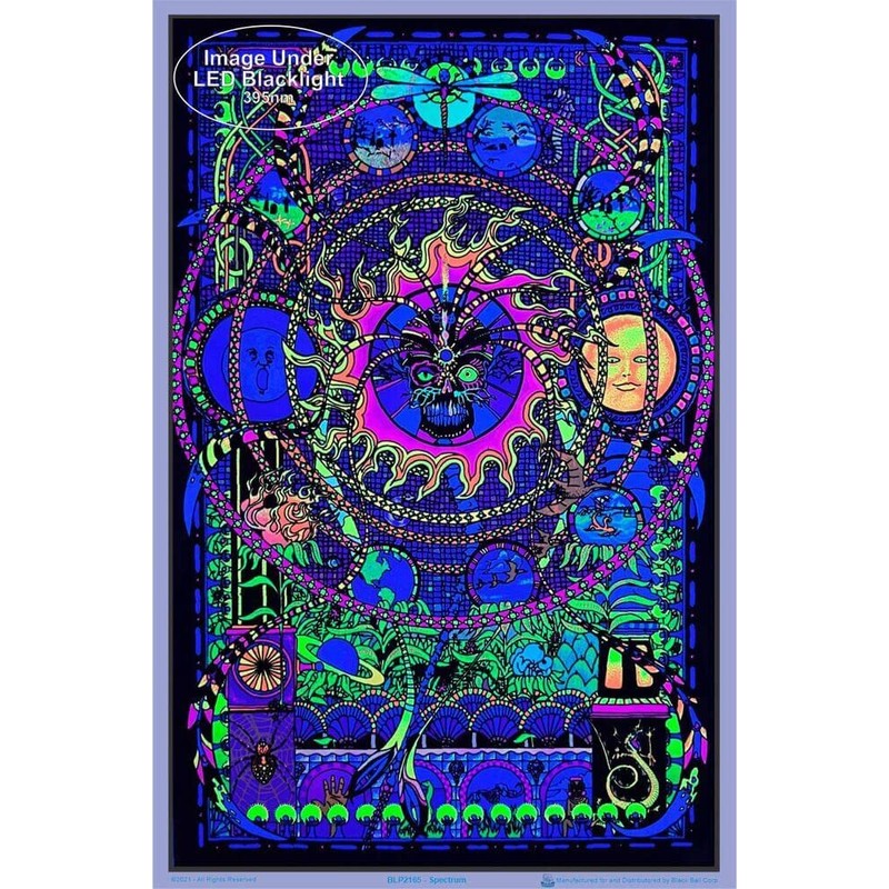 Spectrum - Blacklight Poster - 23" x 35"