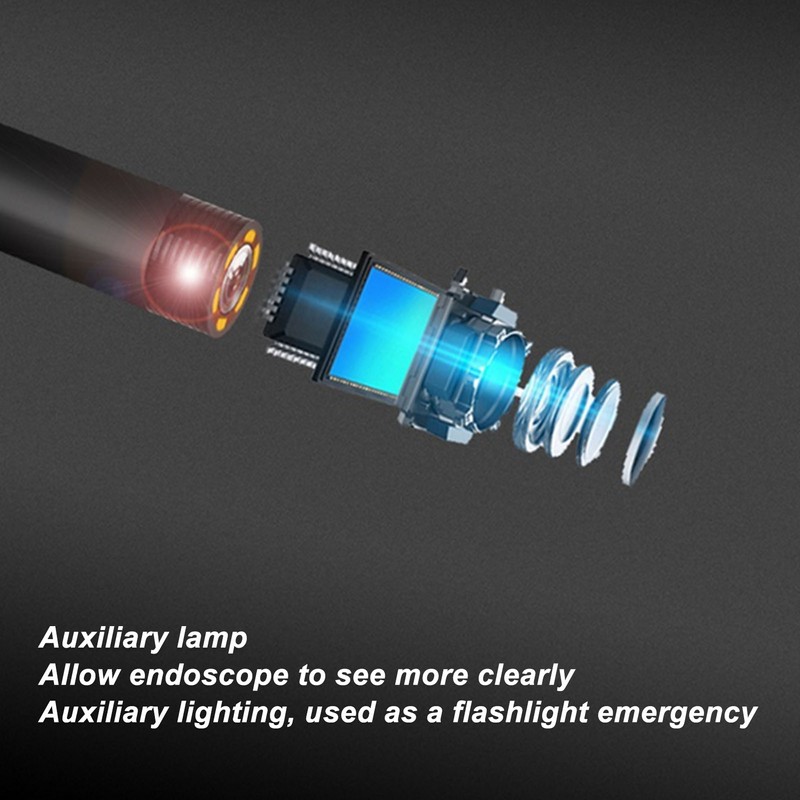Screen Endoscope 4.3in Inspection Camera 8mm Lens HD Digital Portable