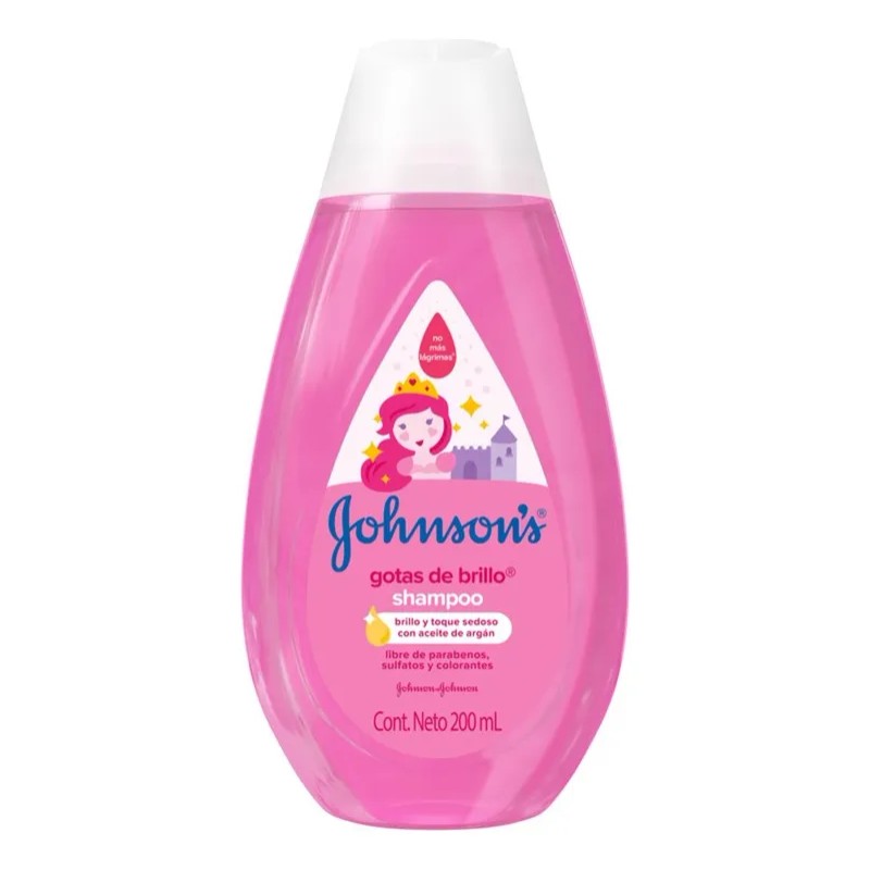 Shampoo Infantil JOHNSON'S Gotas de Brillo 200 ml