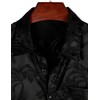 VATPAVE Mens Summer Jacquard Regular Fit Shirts Casual Button Down
