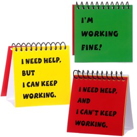 Jutom I Need Help Mini Flip Chart for Teacher Needs Classroom Management Needs Tools Teacher Incentives Self Assessment Cards for Kids Toddlers Students Behavior School Supplies (30 Pcs)