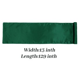 C-ZOFEK Karate Sash Kung Fu Suit Satin Waist Belt 126”*13” for Pirate Cosplay Anime Accessories, Green+black, 126"*13"