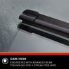 K&N EDGE Wiper Blades: All Weather Performance, Superior Windshield Contact,