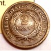 First Year 2 Cent Piece