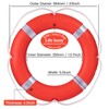 Life Ring Buoy w/ 98.4 FT Floating Rope, Boat &