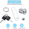 Litensh 25mm Security Mailbox Lock, Mailbox Lock, Cabinet Drawer Cam
