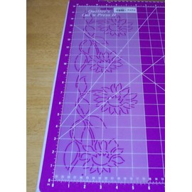 QCI 5" Sunflower Border Quilting Stencil - EL197