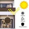 Eden's Decor Balcony Privacy Screen Cover Mesh Windscreen Weather-Resistant UV